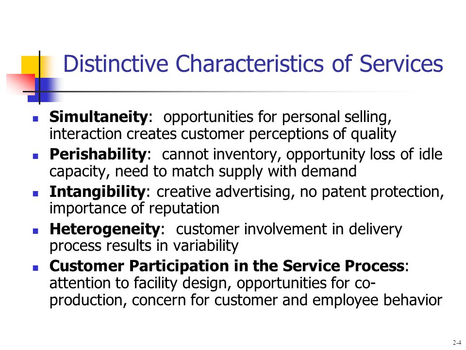 Four Factors That Distinguish Services Marketing